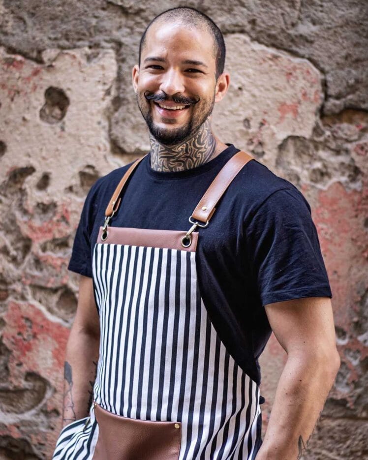 Ποδιά barista ριγέ "Stripes" - Image 3