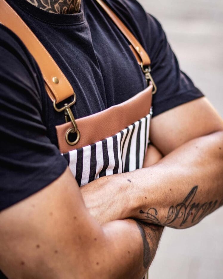 Ποδιά barista ριγέ "Stripes" - Image 4