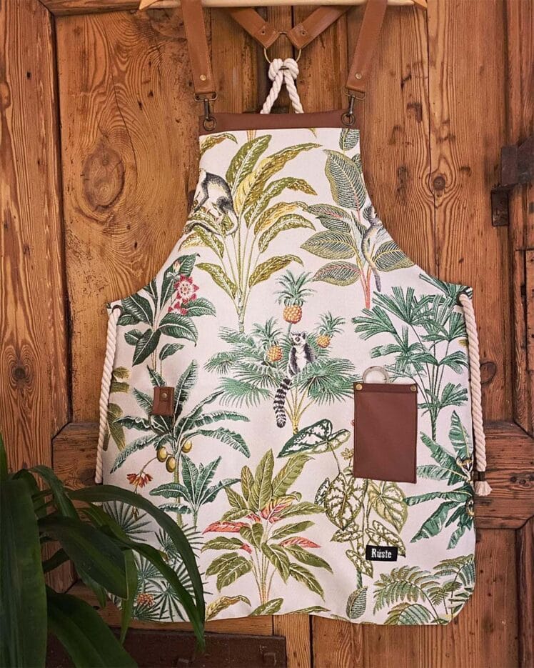 Ποδιά Barista tropical αδιάβροχη "Clara" - Image 2