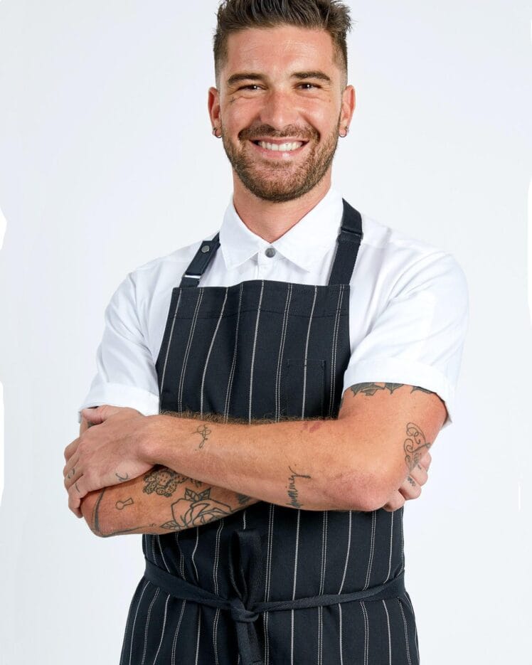 Ποδιά Μάγειρα Ριγέ "CHEF"