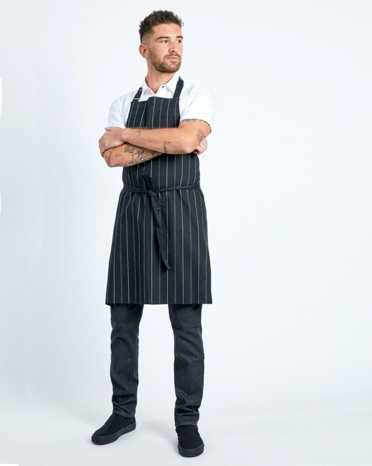 Ποδιά Μάγειρα Ριγέ "CHEF" - Image 2