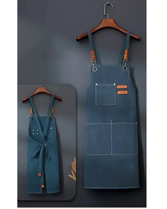 Ποδιά Denim Blue "Resto"