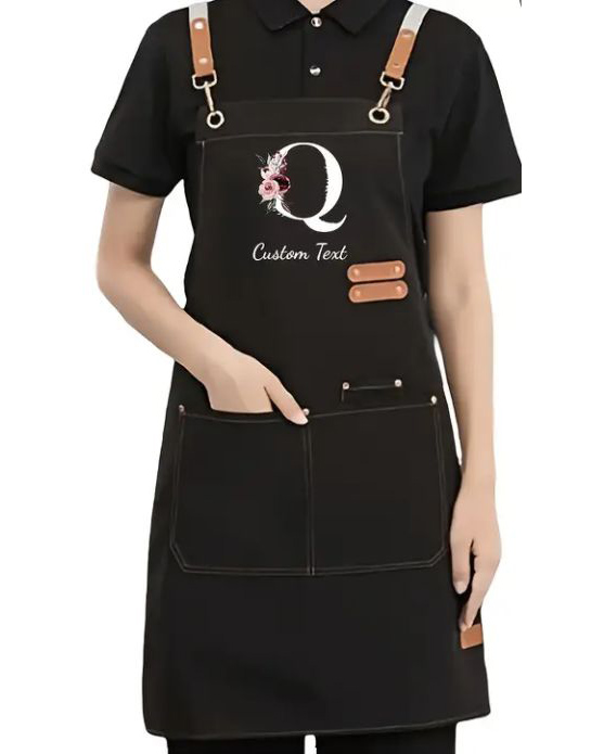 Ποδιά Canvas Μαύρη "Professional"