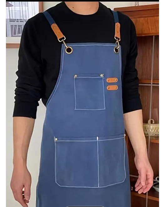 Ποδιά Denim Blue "Resto" - Image 2