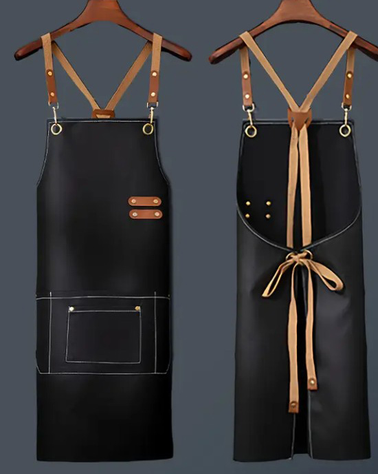 Ποδιά Barista με Ιταλικό Αδιάβροχο Τεχνόδερμα Artemis